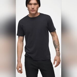 NWT prAna Everyday Crew T-Shirt Black Mens M